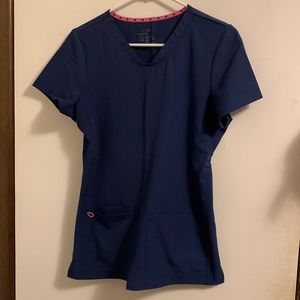 Navy Scrub Top